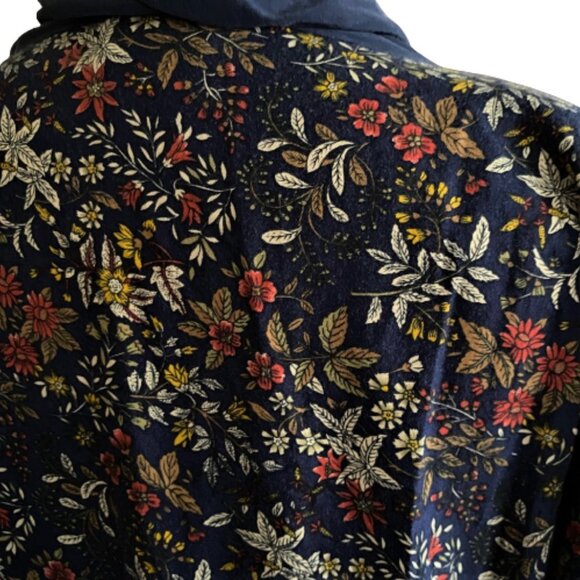 Vintage cottagecore 90s granny floral print blazer top - Picture 9 of 12